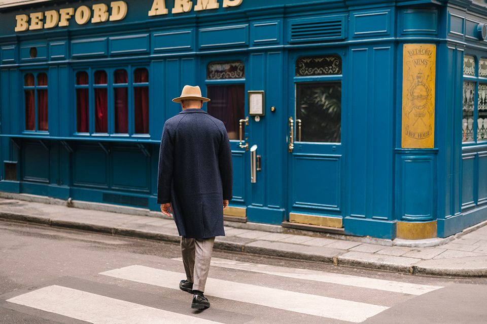 Peaky Blinders style manteau dos