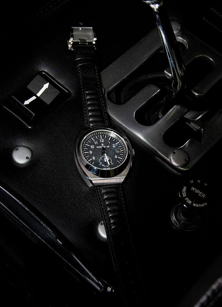 montre atelier jalapert AJ P400 lamborghini miura noir