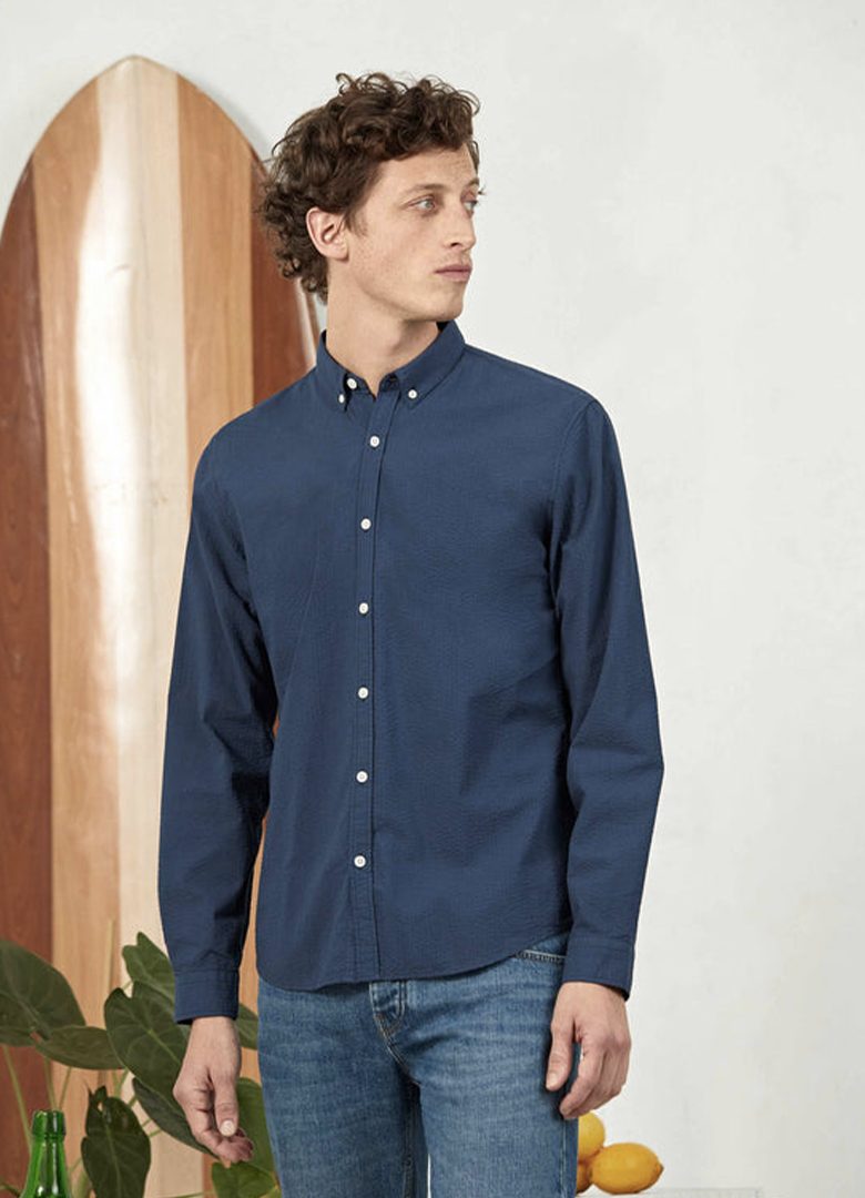 chemise bleue printemps 2023 Balibaris