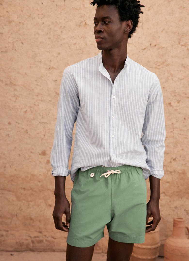 chemise fines rayures octobre printemps 2023