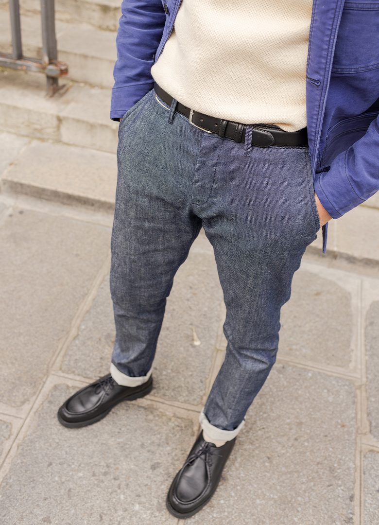 jean selvedge chino henry