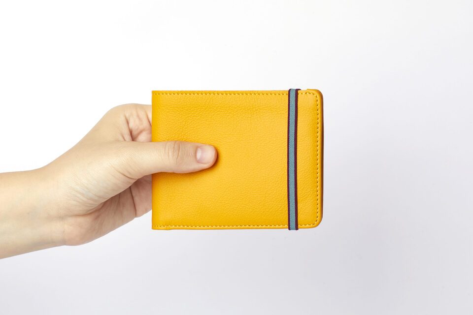 Carre Royal Portefeuille Jaune