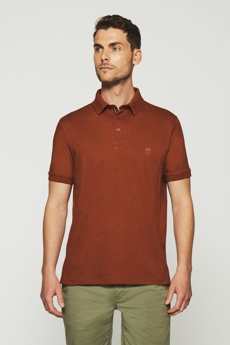 Izac Polo Terracotta