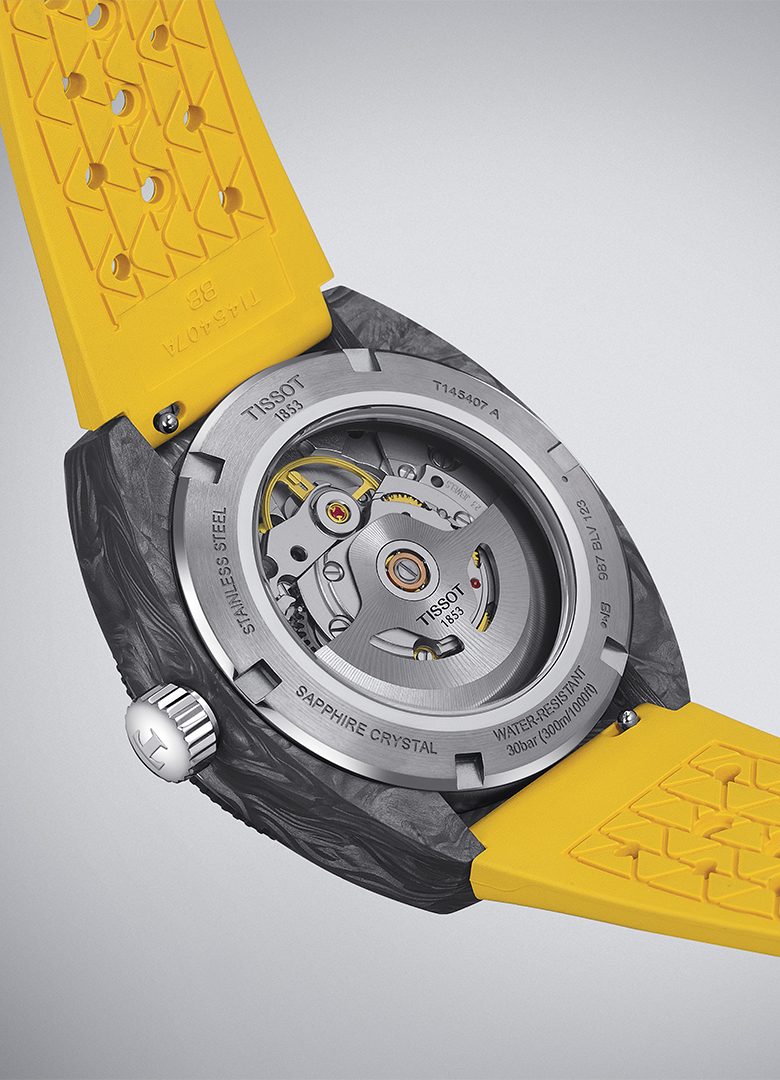 montre tissot sideral jaune 2023