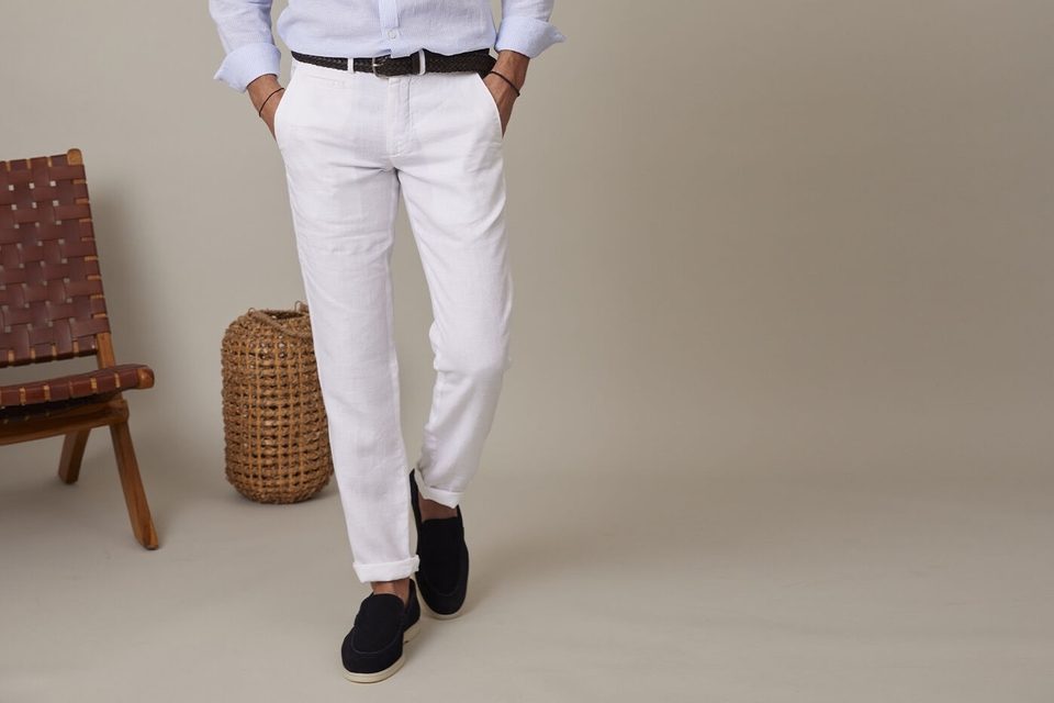 Bexley Pantalon Chino Blanc