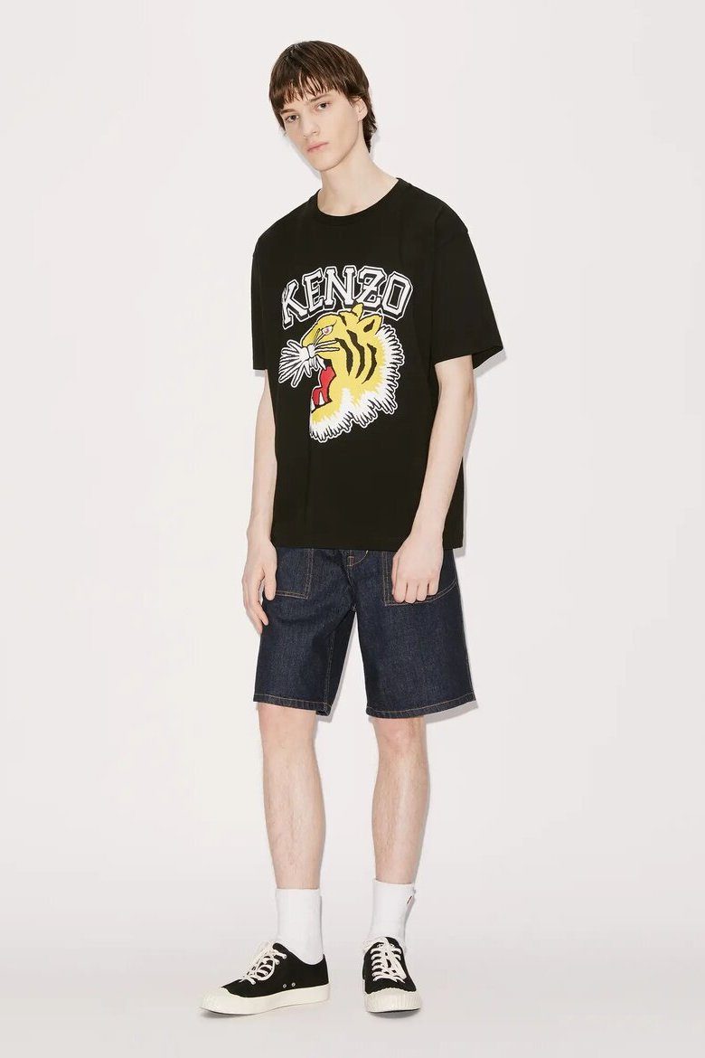 Kenzo T Shirt Varsity Jungle