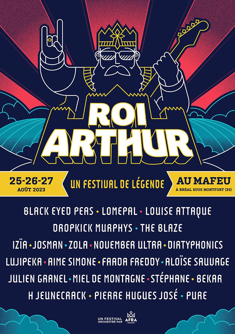 Affiche Festival Roi Arthur 2023