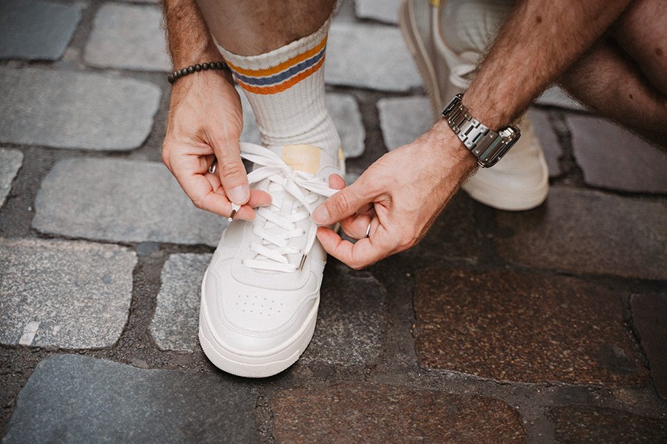 Baskets Bobbies Travis lacets
