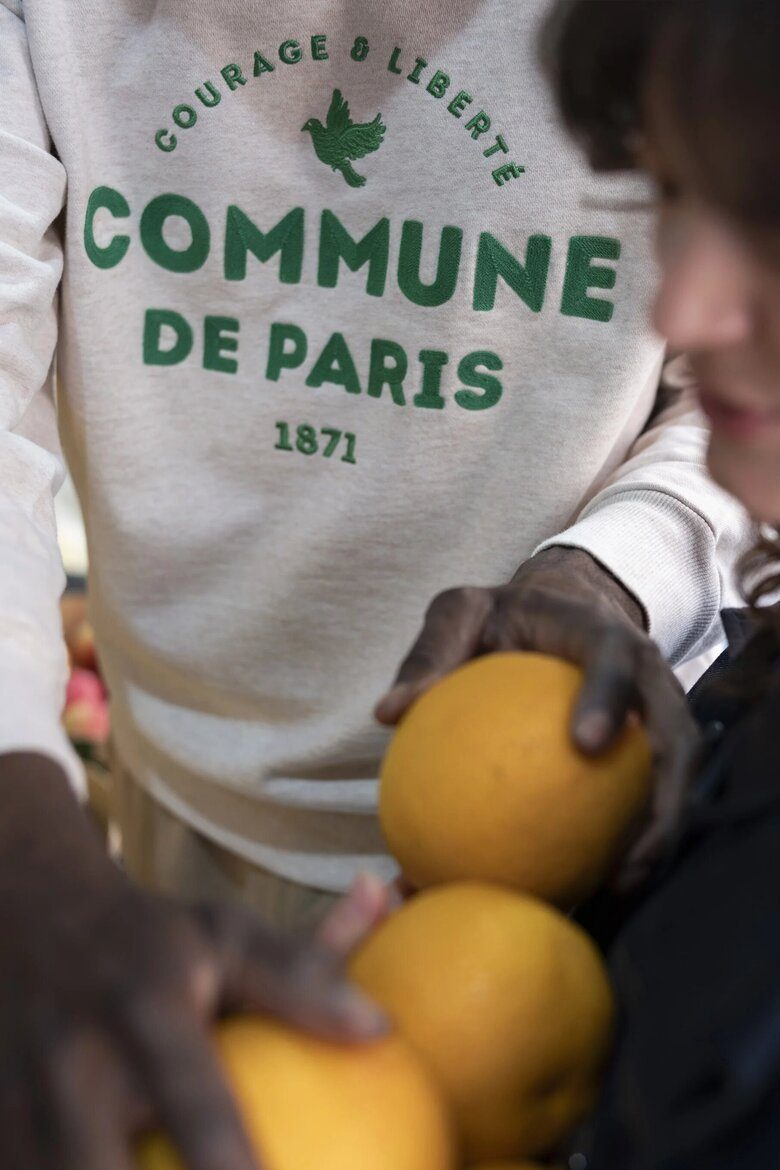 Commune De Paris Sweat Gris