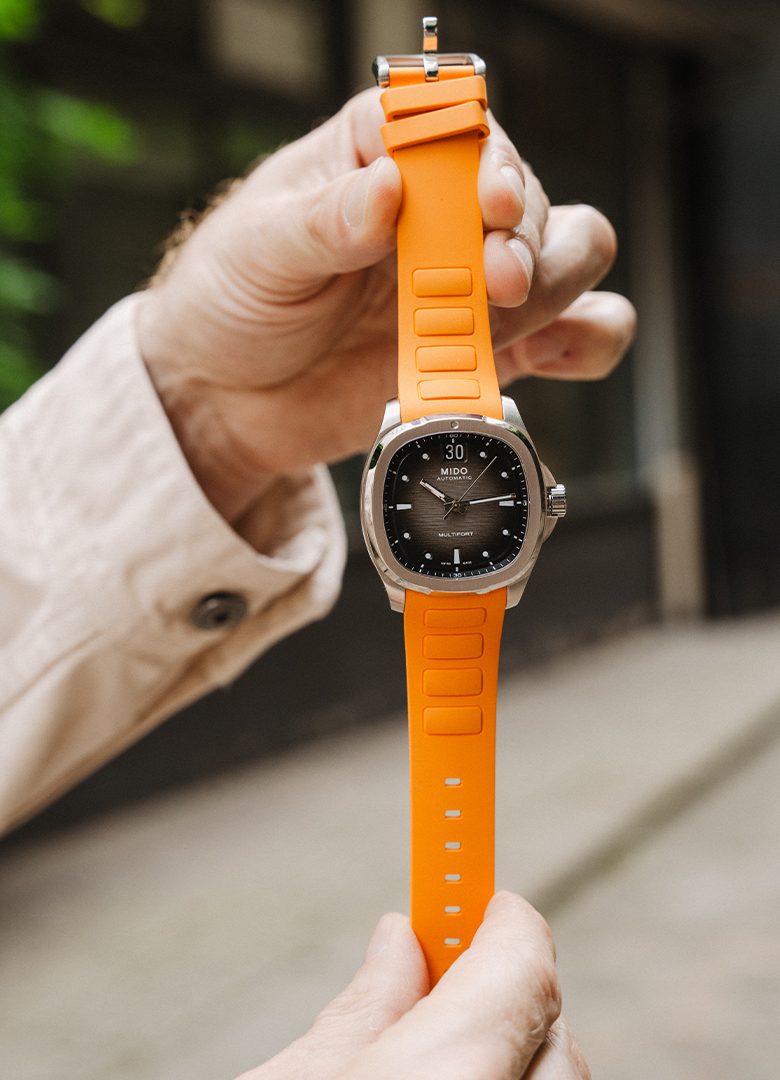 montre bracelet orange