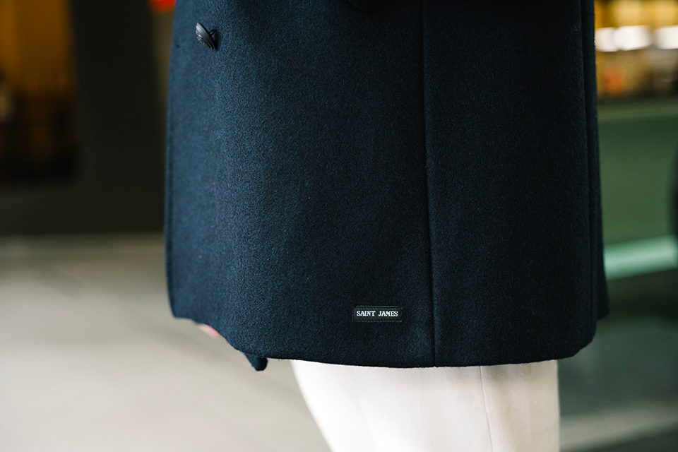 Caban Saint James Bleu Marine - Taille L - Occasion En Parfait état - Style Marin Classique