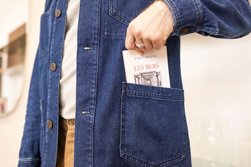 look workwear veste de travail denim