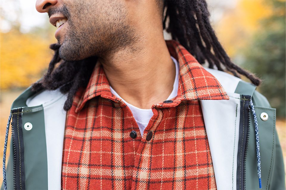 chemise à carreaux homme look hiver