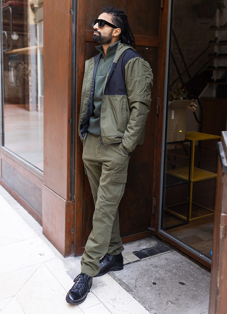 tendance mode masculine militaire hiver 2023