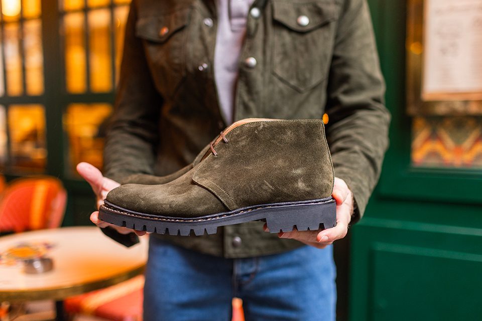 Bottines chukka discount homme
