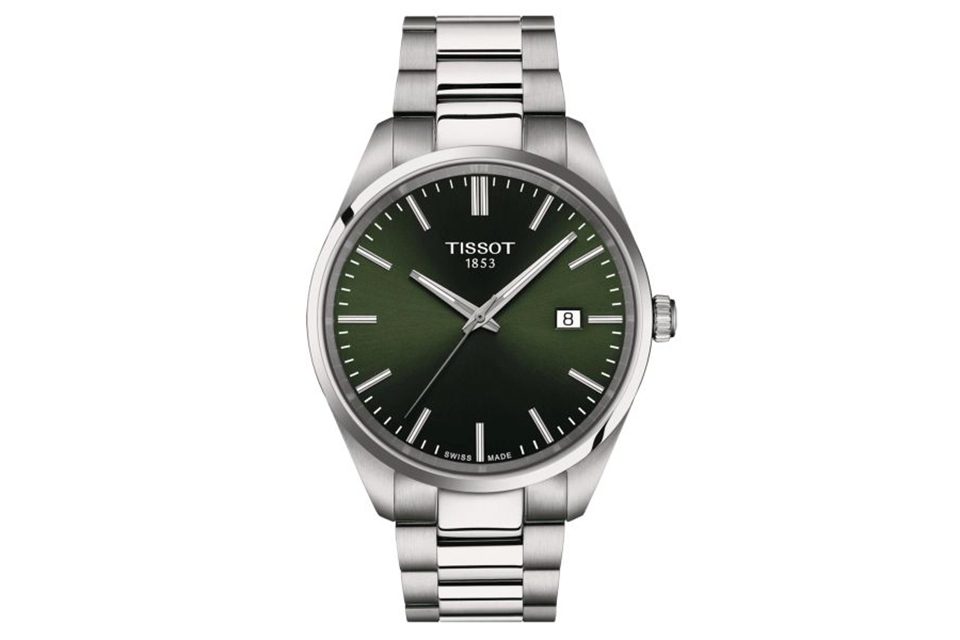 montre tissot quartz lepage cadran vert