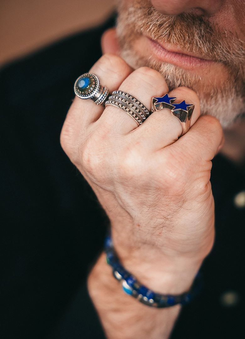 Bague homme Two Jeys etoiles