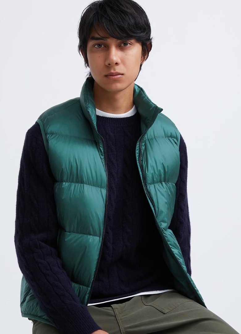 doudounes sans manches pour homme uniqlo