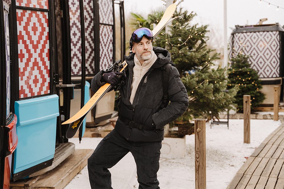tenue homme ski tendance