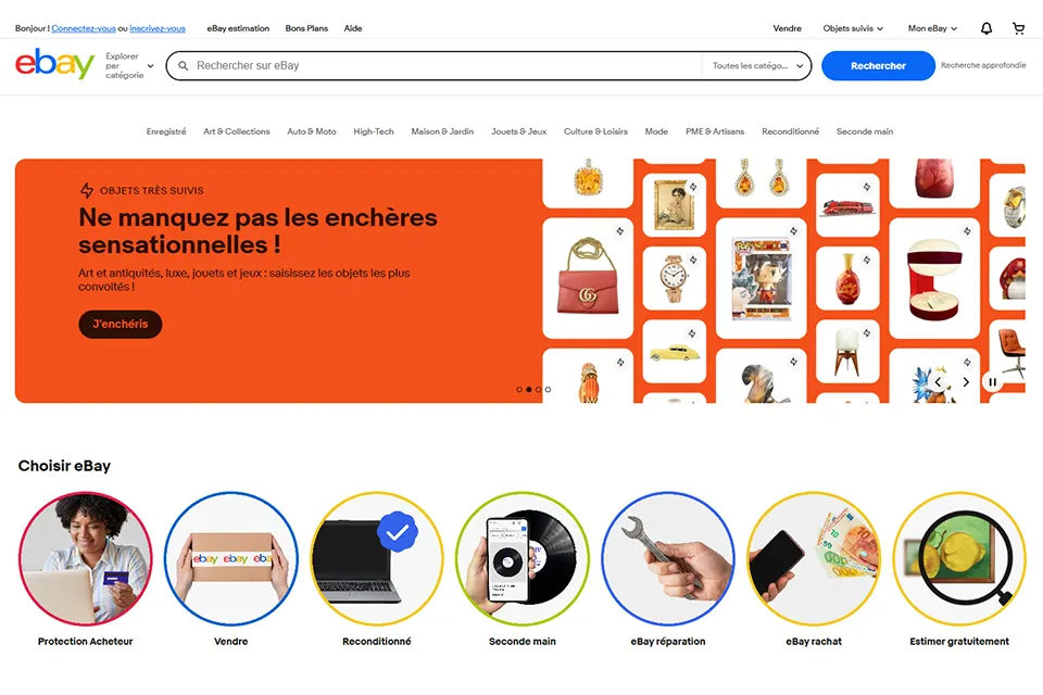 vetement seconde main ebay