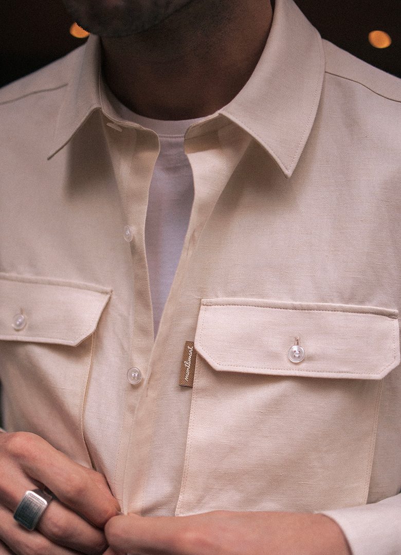 Chemise Montlimart sepia ecru