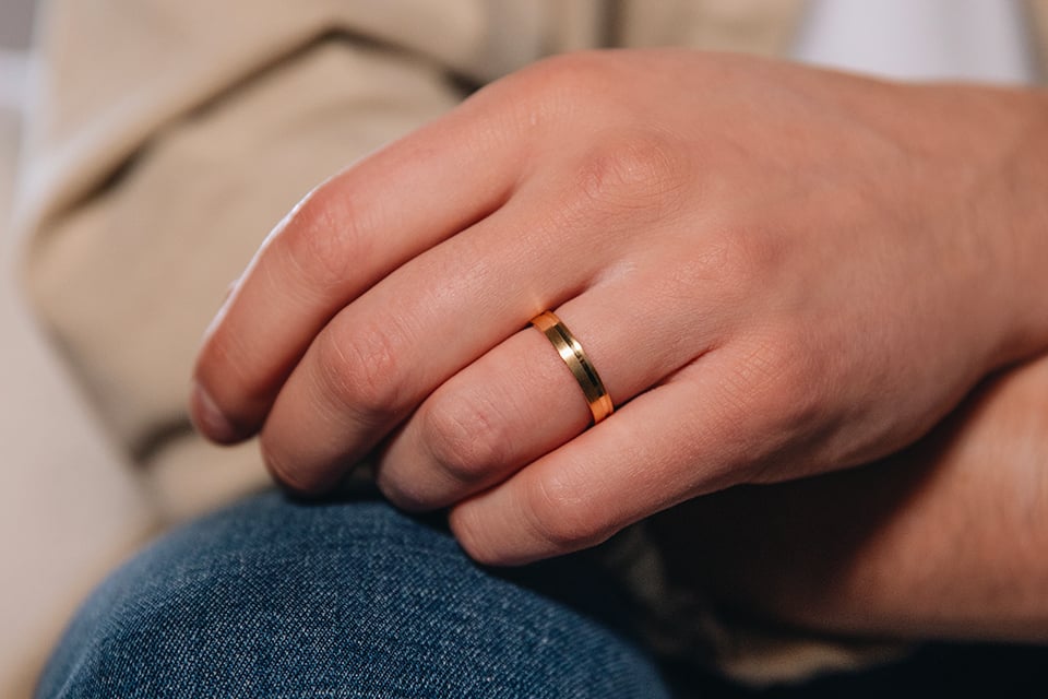 Alliances pour homme quelles tendances