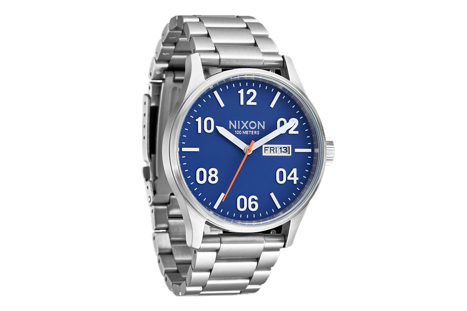 montre bracelet acier nixon sentry