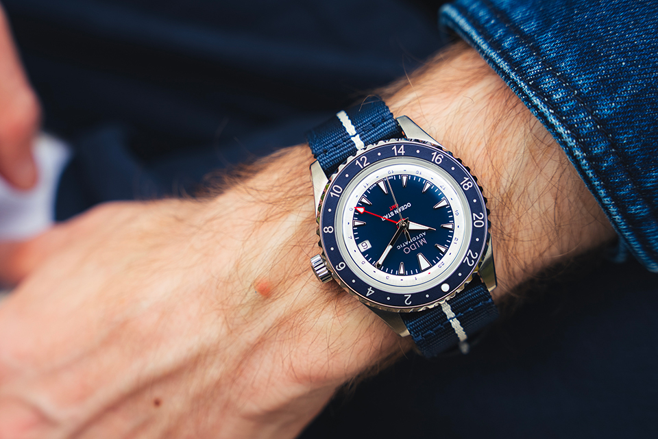 Montre Mido Ocean Star GMT Essayage focus