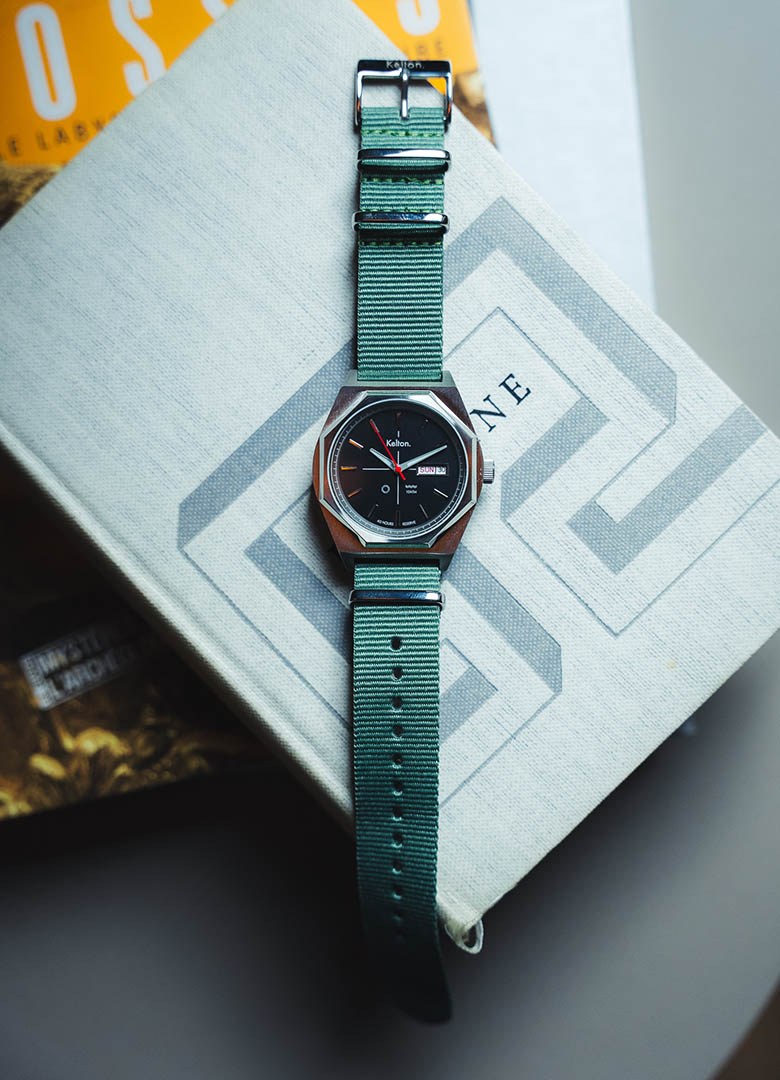 avis test montre kelton octogone bracelet nato