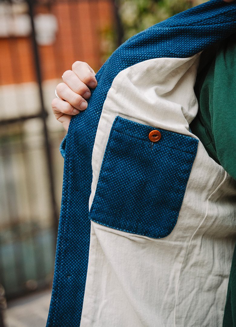 Look Cailles Veste Sashiko Poche