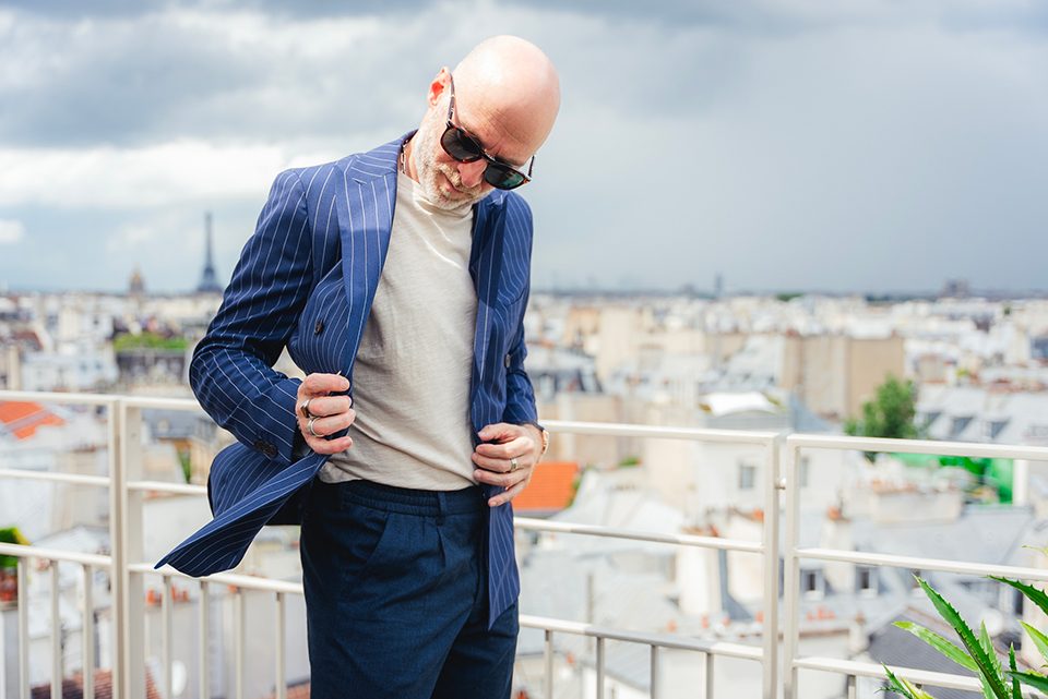 Look Damedesart blazer Octobre vent
