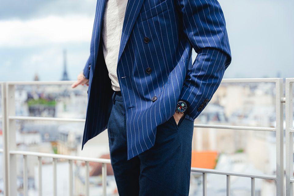 Look Damedesart Tag Heuer Skipper blazer