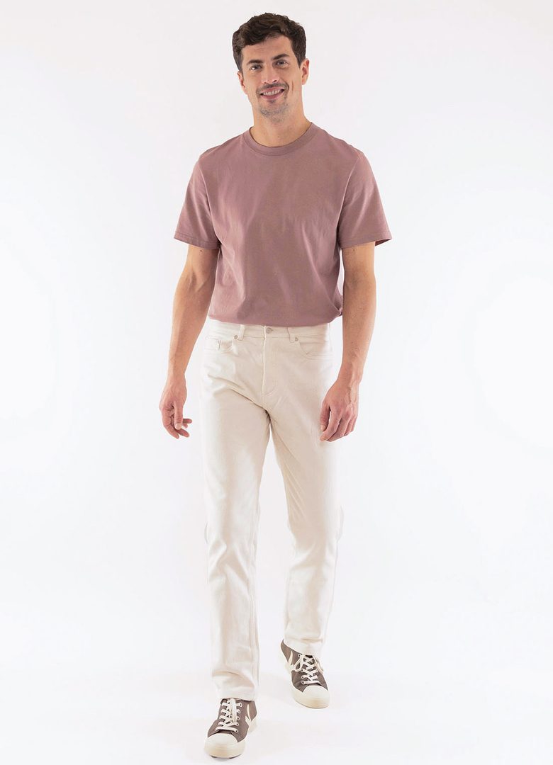 Lepantalon Jean Blanc