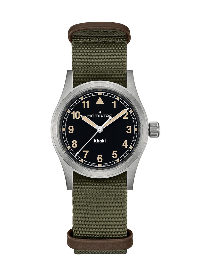 Hamilton Khaki Field Quartz 33 noir 2024