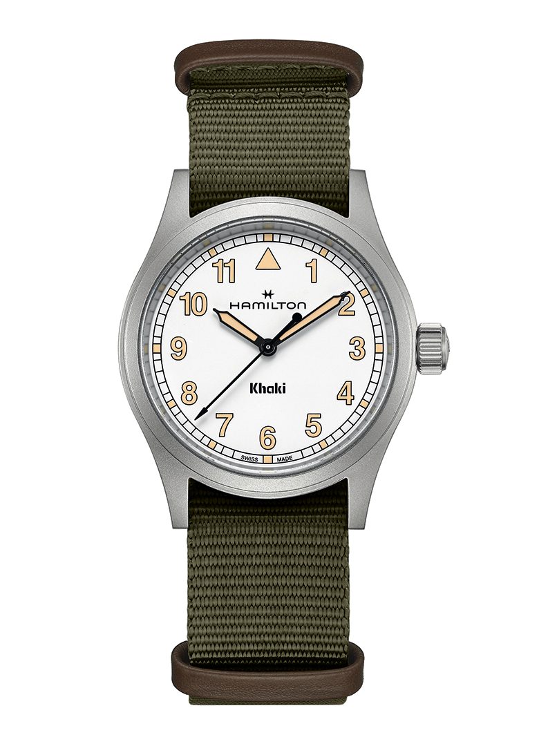 Hamilton Khaki Field Quartz 38 blanc 2024