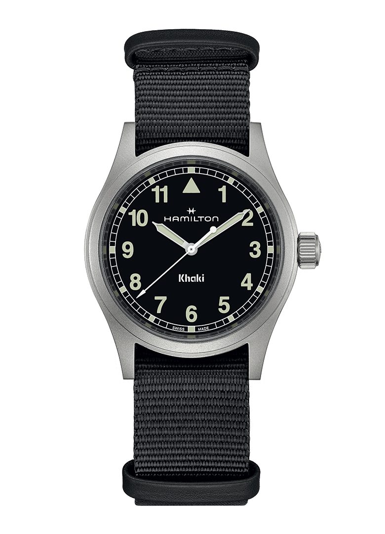 Hamilton Khaki Field Quartz 38 noir 2024
