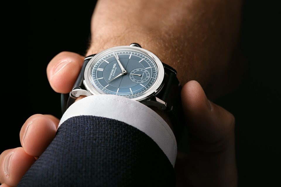 Raymond Weil_Millesime_Petite seconde_Bleu denim_portée 1