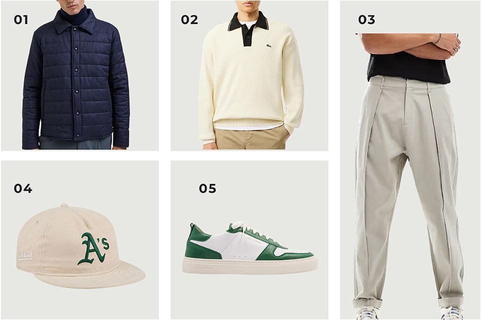 tendances mode masculine automne hiver 2024 selection golf court