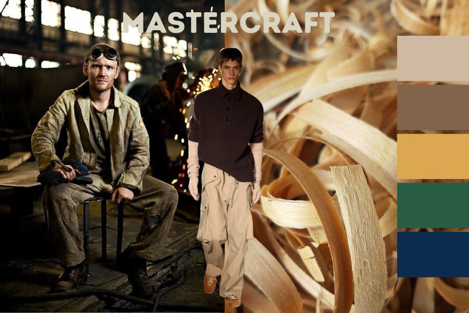 tendances mode masculine automne hiver 2024 visuel mastercraft