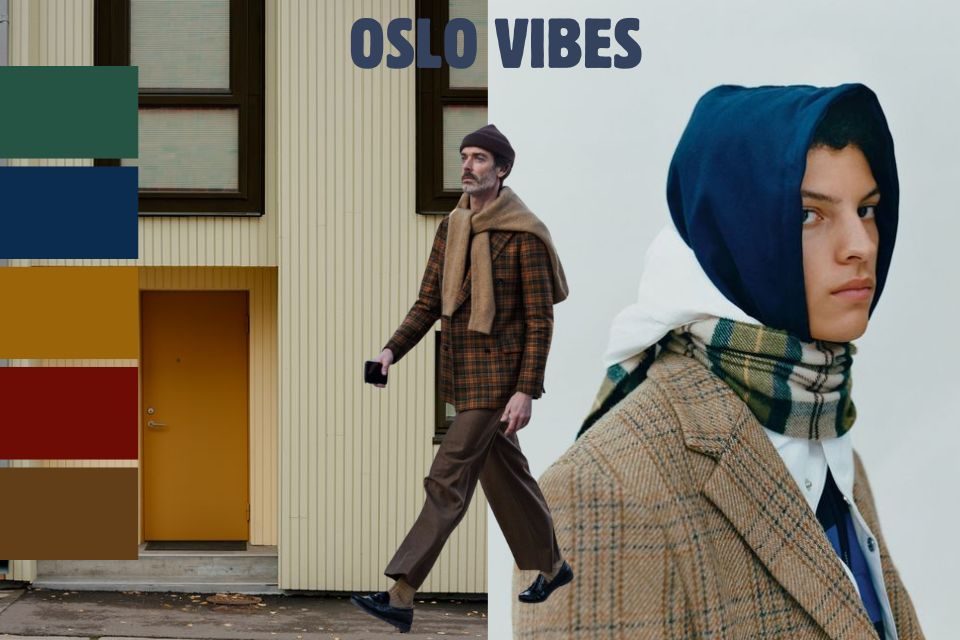 tendances mode masculine automne hiver 2024 visuel oslo vibes