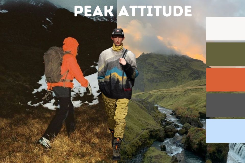 tendances mode masculine automne hiver 2024 visuel peak attitude