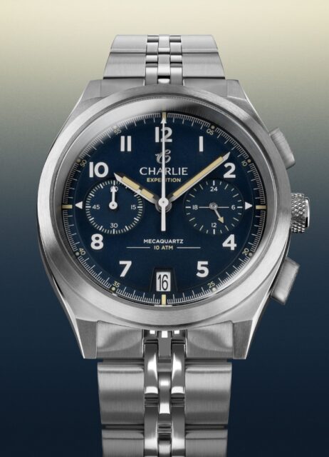 Charlie Paris_GR Chronographe_Cadran bleu