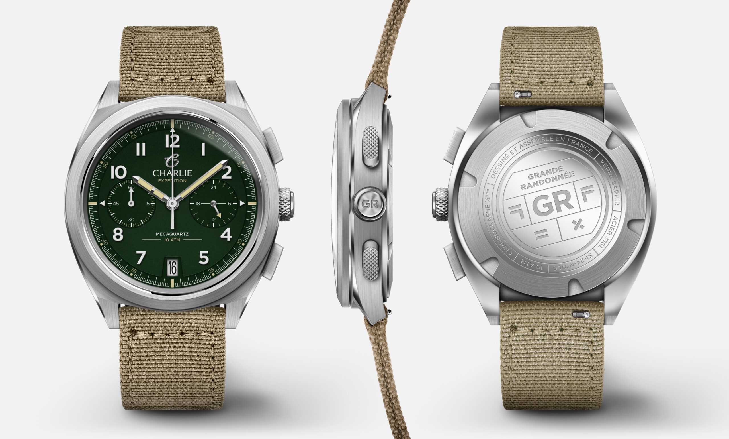 Charlie Paris_GR_Chronographe_Cadran vert