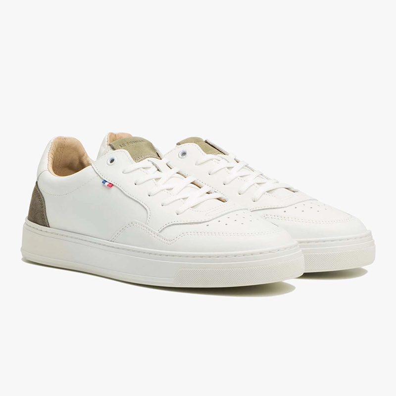 sneakers blanches homme Le Formier Brocard 6