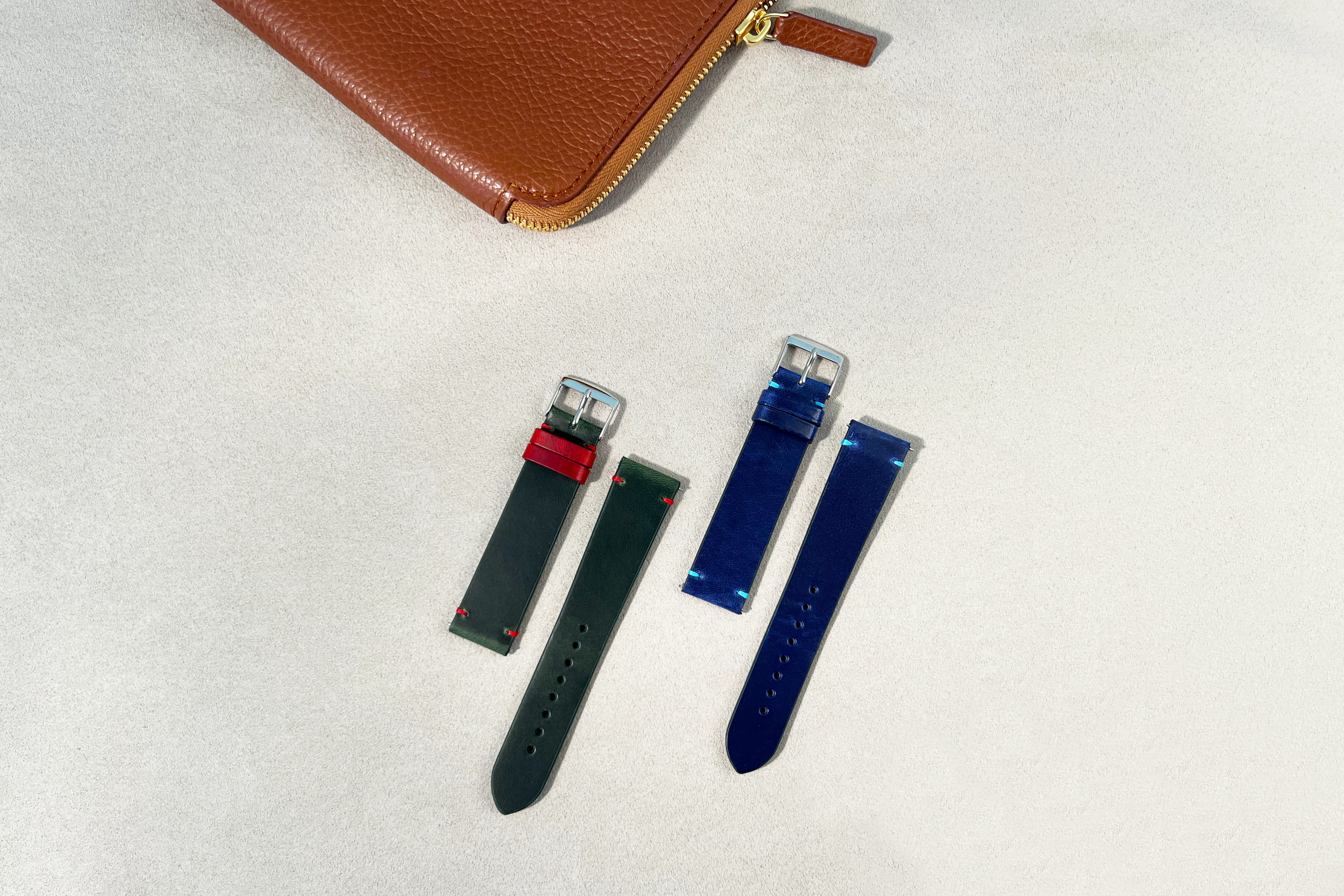 bracelets montres pour homme en cuir vachette