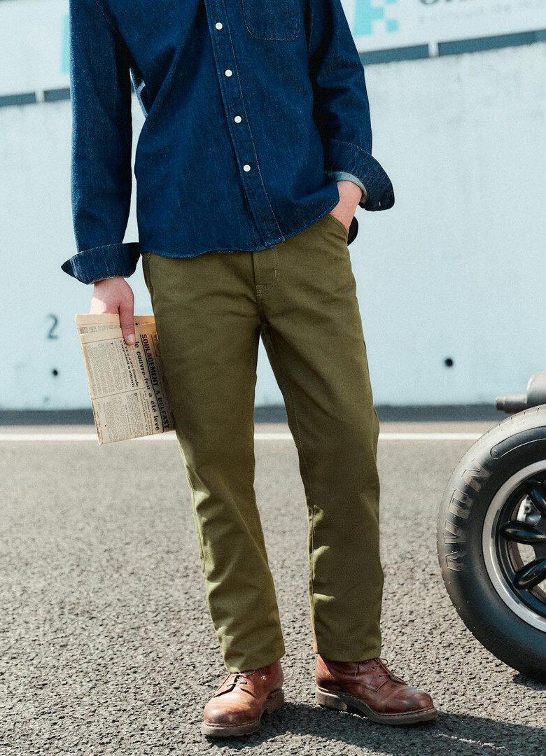 Asphalte Pantalon Kaki