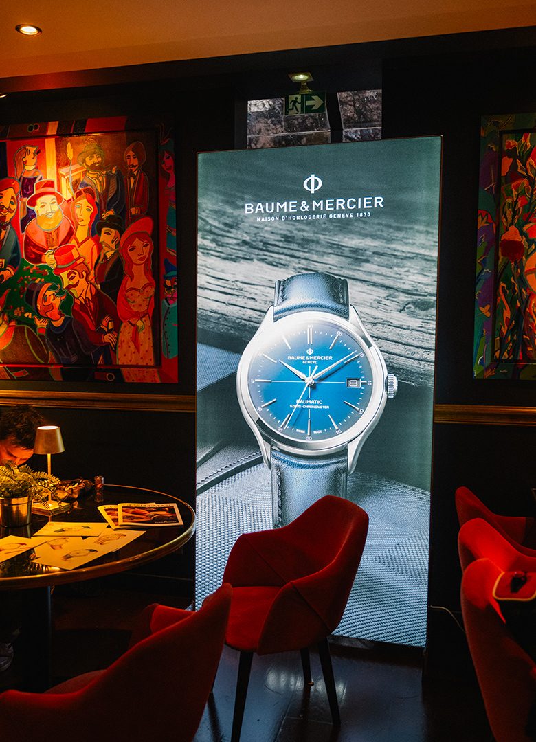 Baume Mercier soirée Clifton affiche