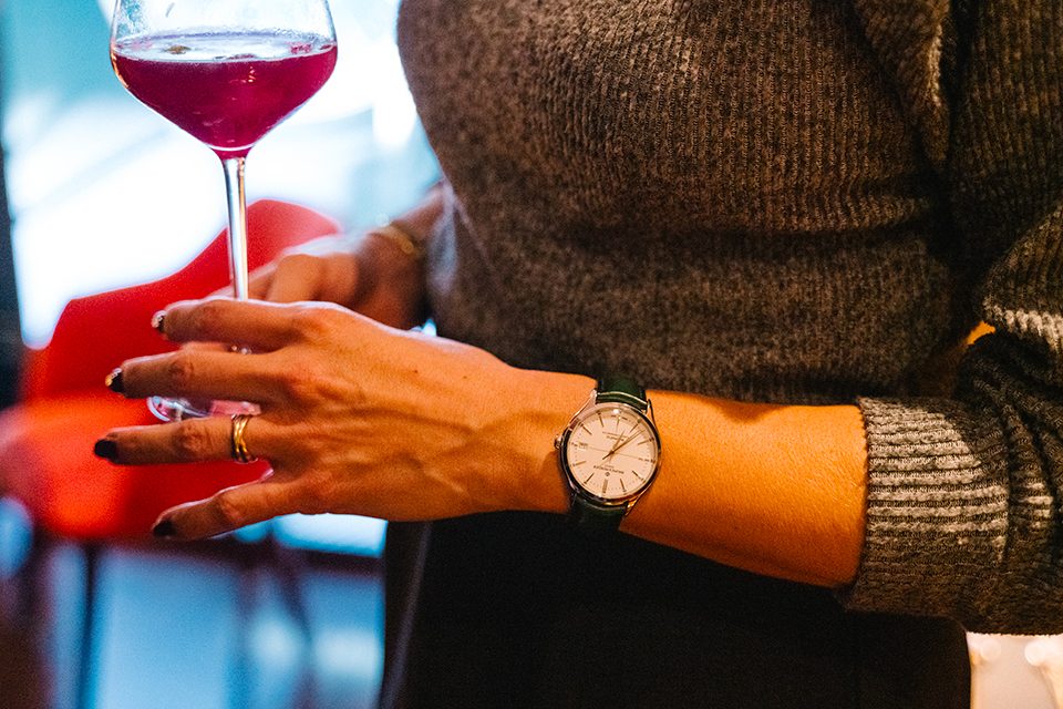 Baume Mercier soirée Clifton Berengere montre