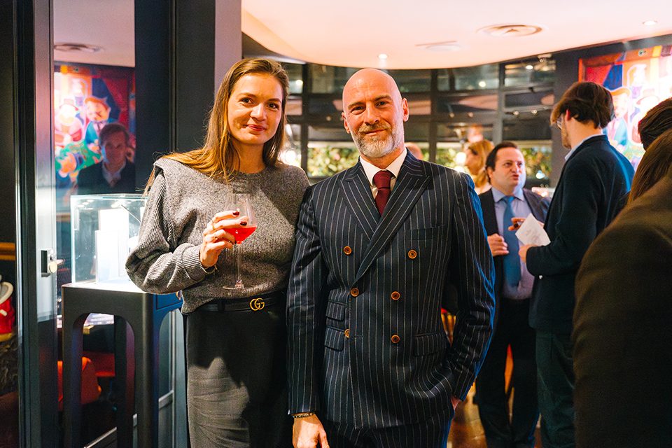 Baume Mercier soirée Clifton Berengere Serge