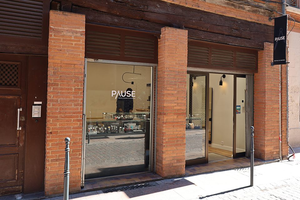 boutique montres toulouse pause devanture
